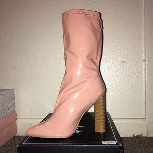Pink boots